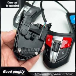 Steering wheel button, suitable for BMW F10 F20 F30 E70 E90 F32, 3 Series, 5 Series universal models, color modification