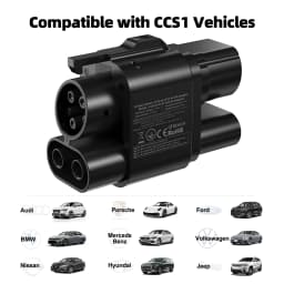 feyree CCS2 to CCS1 Adapter DC Fast EV Charging Adapter From CCS2 to CCS1 EV Charger CCS2 to CCS1 for Electric Vehicle Charger