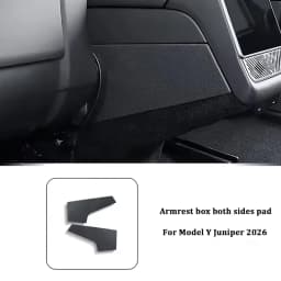 For Tesla Model Y Juniper 2026 Rear Center Console Air Vent Anti-Kick Pad TPE Armrest Rear Anti Dirty Panel Protection Cover Mat