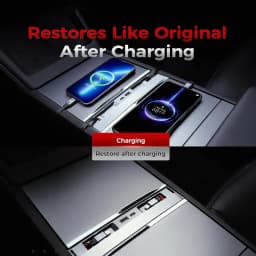 For Tesla Model Y Juniper 2026 Retractable Center Console USB Hub Model 3 Highland Phone Charger Fast Charging Docking Station