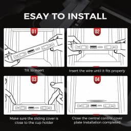 For Tesla Model Y Juniper 2026 Retractable Center Console USB Hub Model 3 Highland Phone Charger Fast Charging Docking Station
