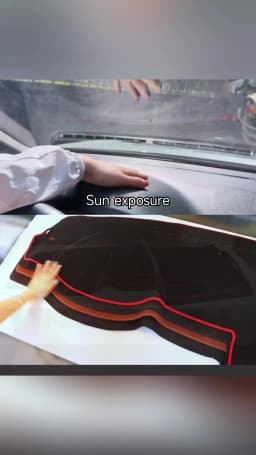 For Toyota Land Cruiser Prado 120 J120 2003-2006 2007 2008 2009 Car Dashboard Cover Avoid Light Pad Anti-UV Carpets Non-Slip Mat