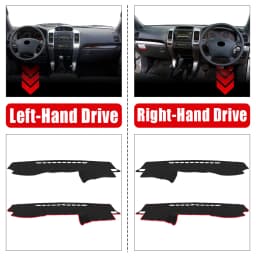 For Toyota Land Cruiser Prado 120 J120 2003-2006 2007 2008 2009 Car Dashboard Cover Avoid Light Pad Anti-UV Carpets Non-Slip Mat
