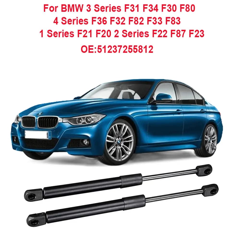 2PCS Bonnet Hood Gas Struts For BMW 3 Series F31 F34 F30 F80 4 Series F36 F32 F82 F33 F83 1 Series F21 F20 2 Series F22 F87 F23