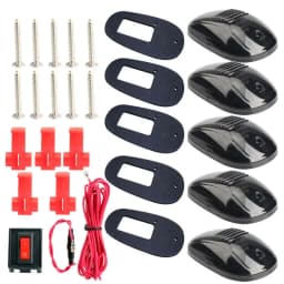 5pcs LED Running Cab Marker Roof Top Mouse Signal Light For Dodge RAM F150 Beast Toyota Tundra Chevrolet GMC Pickup SUV Spotligh