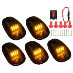 5pcs LED Running Cab Marker Roof Top Mouse Signal Light For Dodge RAM F150 Beast Toyota Tundra Chevrolet GMC Pickup SUV Spotligh