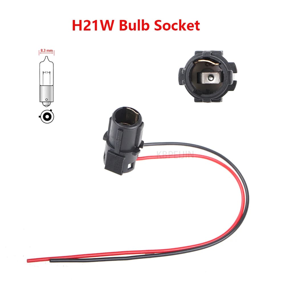 2 x Car Light Socket H21W Bulb Lamp Holder For Volkswagen Tiguan Ford Mondeo Accessories