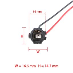 2 x Car Light Socket H21W Bulb Lamp Holder For Volkswagen Tiguan Ford Mondeo Accessories