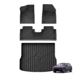 Smabee for Leapmotor B10 2025 2026 Car Floor Mats Cargo Liner Trunk Pad TPE 3D Foot Mat Waterproof All Weather Accessories