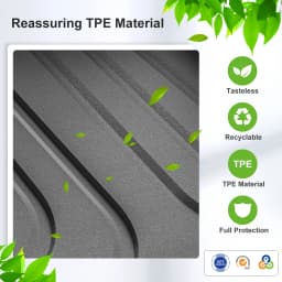 Smabee for Leapmotor B10 2025 2026 Car Floor Mats Cargo Liner Trunk Pad TPE 3D Foot Mat Waterproof All Weather Accessories