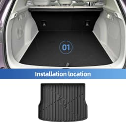 Smabee for Leapmotor B10 2025 2026 Car Floor Mats Cargo Liner Trunk Pad TPE 3D Foot Mat Waterproof All Weather Accessories