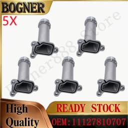 5Pcs Aluminum Engine Cooling Pipe Coolant Connector 11127810707 For BMW F01 F02 F07 F10 F12 F13 F20 F21 F22 F25 F26 F30 F31 F32