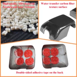 Car Rearview Mirror Protector Cover Side Mirror Shell with Ligtht Model for Jeep Wrangler JL 4XE 2018-2024 Exterior Accessories