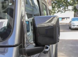 Car Rearview Mirror Protector Cover Side Mirror Shell with Ligtht Model for Jeep Wrangler JL 4XE 2018-2024 Exterior Accessories