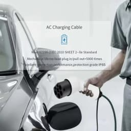 Teschev 16A 32A 11kW Type 2 to Type2 EV Charging Cable IEC 62196-2 Electric Car Charging Cord for Electric Vehicles Car Cable