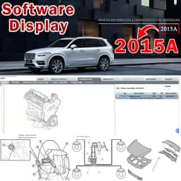 V165 V160 JSR JLR SDD for Volvo 2014D 2015A for Toyota TIS Techstream 18.00.008 J2534 OBD2 Scanner Cable Support Till 2016