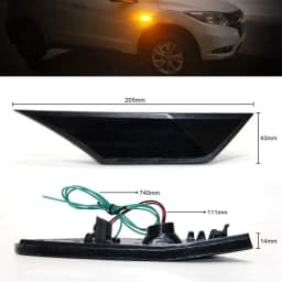 Car Sidemarker Lamps Front Side Marker Light Kit Turn Signal Light For Honda Civic 2016-2020