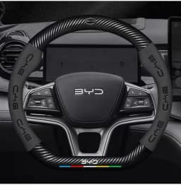 For BYD Tang, Song, Yuan, Ming, Qin PLUS, Han EV, Yuan Pro, Frigate 07, Dolphin, car, suede steering wheel cover