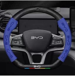 For BYD Tang, Song, Yuan, Ming, Qin PLUS, Han EV, Yuan Pro, Frigate 07, Dolphin, car, suede steering wheel cover