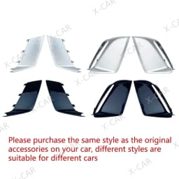 For Audi RS6 2011-2018 Front Bumper Fog Light Lamp Trim Molding Cover Frame Shell Cap Hood Lid For Audi RS7 2009 2010 2011-2018