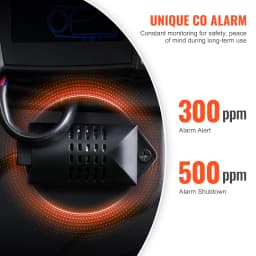SucceBuy 8KW Car Heater 12V/24V All in One Diesel Air Heater Bluetooth/Display/CO Alarm Horizontal Diesel Heater for Vehicle RV