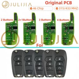 JULIJIA Original 46 Chip Car Remote Key For Chevrolet Avo Cruze XL7 XL8 Trailblazer Onix Tracker Colorado RS Sonic Trax Spark