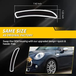 Front Or Rear Corner Side Marker Light Turn Signal Light Turn Warning Light With LED For 2014-2019 Gen3 MINI Cooper F55 F56 F57