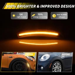 Front Or Rear Corner Side Marker Light Turn Signal Light Turn Warning Light With LED For 2014-2019 Gen3 MINI Cooper F55 F56 F57