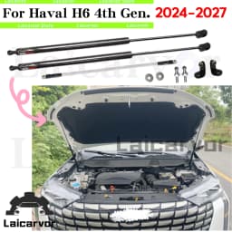Gas Struts Kit For Haval H6 4th Gen 2024 2025 2026 2027 Front Hood Bonnet Lift Support Damper Shock Absorber Prop Rods Cylinders