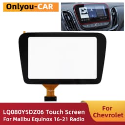 8 inch LQ080Y5DZ06 Touch Screen Digitizer 60 Pins for Chevrolet Malibu Equinox CHEVY 2016-2020 Navi Radio