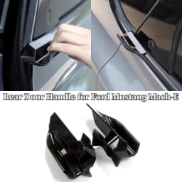 2PCS Rear Door Handle for Ford Mustang Mach-E Protective Cover Sticker Convenient Decorative Original Modification Accessories