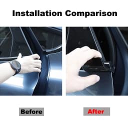 2PCS Rear Door Handle for Ford Mustang Mach-E Protective Cover Sticker Convenient Decorative Original Modification Accessories