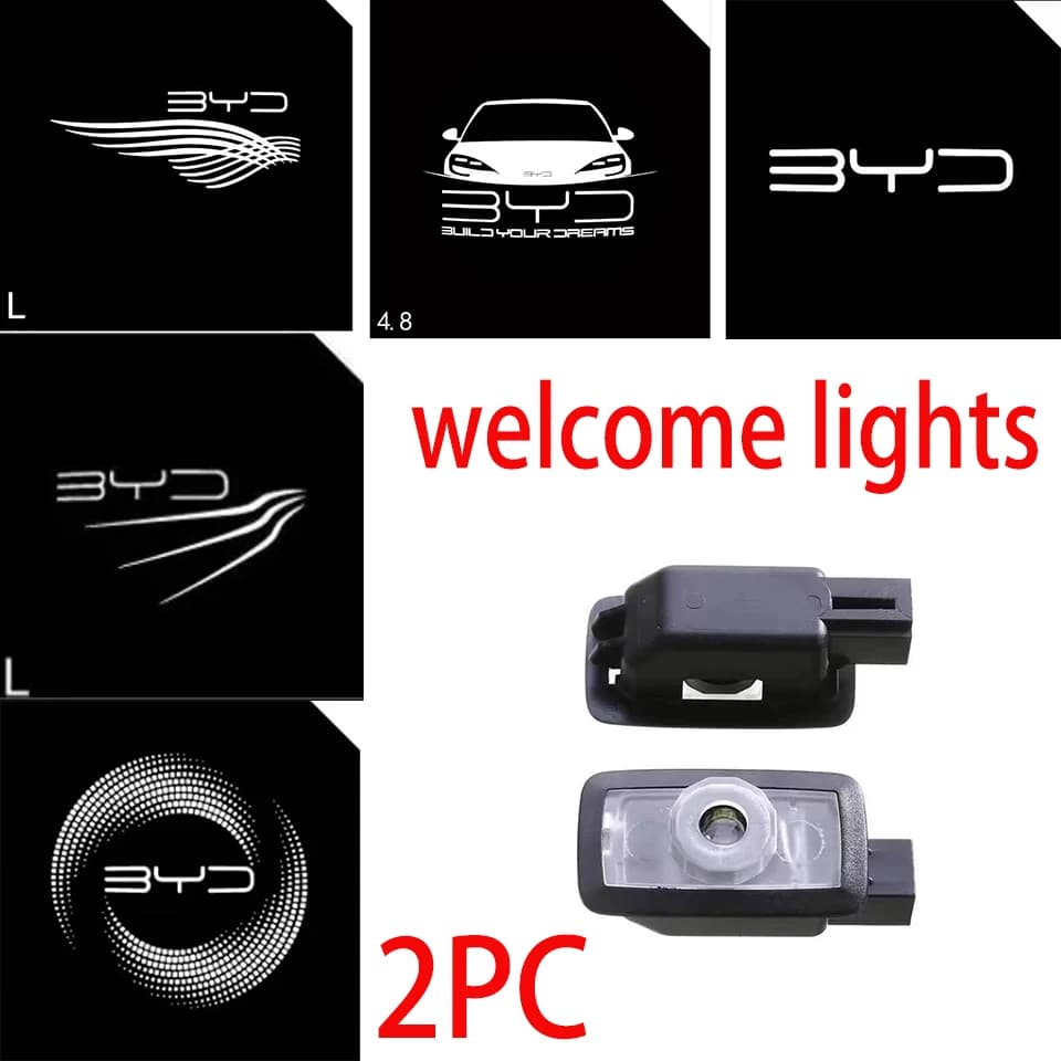 For BYD EV Han DM Song PLUS Qin PRO Seal EA1 Car door lights welcome lights exit warning lights night signal lights