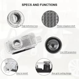 For BYD EV Han DM Song PLUS Qin PRO Seal EA1 Car door lights welcome lights exit warning lights night signal lights