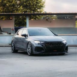 For Audi A3 / A3 S-Line / S3 8Y 2021-2024 Sportback / Saloon Car Front Bumper Lip Splitter Front Lip Cover Splitter Protector