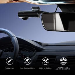 Mangoal Dash Cam Power Adapter For Mazda 6 CX3 CX5 CX9 CX30 CX50 MX30 (Model A/B/C) Plug and Play Type-C Mini Micro USB Adapter