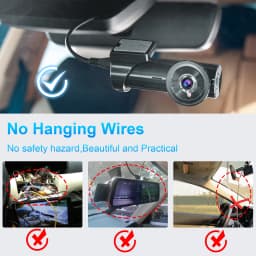 Mangoal Dash Cam Power Adapter For Mazda 6 CX3 CX5 CX9 CX30 CX50 MX30 (Model A/B/C) Plug and Play Type-C Mini Micro USB Adapter