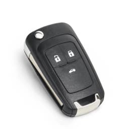 KEYYOU 10pcs/Lot 3 Buttons Flip Folding Key Shell Case Fob For Chevrolet Aveo Cruze Orlando Trax Remote Key Uncut Blade