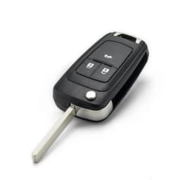 KEYYOU 10pcs/Lot 3 Buttons Flip Folding Key Shell Case Fob For Chevrolet Aveo Cruze Orlando Trax Remote Key Uncut Blade