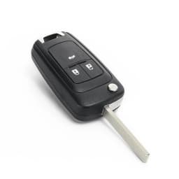 KEYYOU 10pcs/Lot 3 Buttons Flip Folding Key Shell Case Fob For Chevrolet Aveo Cruze Orlando Trax Remote Key Uncut Blade