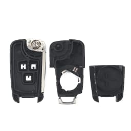 KEYYOU 10pcs/Lot 3 Buttons Flip Folding Key Shell Case Fob For Chevrolet Aveo Cruze Orlando Trax Remote Key Uncut Blade