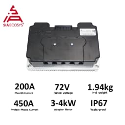 Fardriver Controller ND72450 200A Carro Electrico Adullto For Ebike Fardriver Programmable Controller with BT