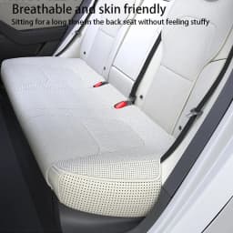 Car Seat Mats For Tesla Model YL /Y Juniper 3 Highland Breathable All Season Back Seat Pad Protector Covers Nappaleather Cushion