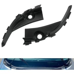 2PCS Windshield Wiper Cowl Cover Extension Trim for Honda Civic 2012-2015 Left & Right Replacement 74210-TR0-A00 74220-TR0-A00