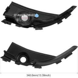 2PCS Windshield Wiper Cowl Cover Extension Trim for Honda Civic 2012-2015 Left & Right Replacement 74210-TR0-A00 74220-TR0-A00