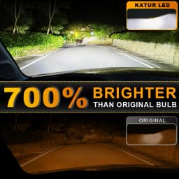 Katur 2x H4 H7 H8 H11 9005 9006 H9 HB3 HB4 HIR2 9012 LED Headlight Canbus 40000Lm LED Lamp Bulb Auto Headlamp 6000K Car Light