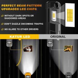 Katur 2x H4 H7 H8 H11 9005 9006 H9 HB3 HB4 HIR2 9012 LED Headlight Canbus 40000Lm LED Lamp Bulb Auto Headlamp 6000K Car Light