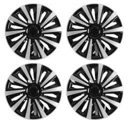 4 Pcs 15in Wheel Hub Cap Full Protection Stylish Look Universal Fit Wheel Rim Cover Hubcaps for Any 15in Steel Wheels