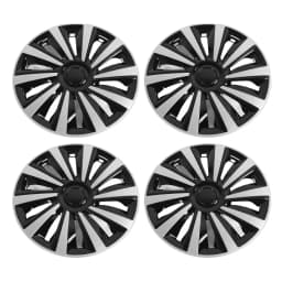 4 Pcs 15in Wheel Hub Cap Full Protection Stylish Look Universal Fit Wheel Rim Cover Hubcaps for Any 15in Steel Wheels