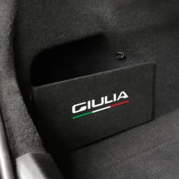 For Alfa Romeo Giulia 952 2016-2027 Trunk Storage Partition Protect Panel, Nylon Interior Sticker, Car Trim Accessories